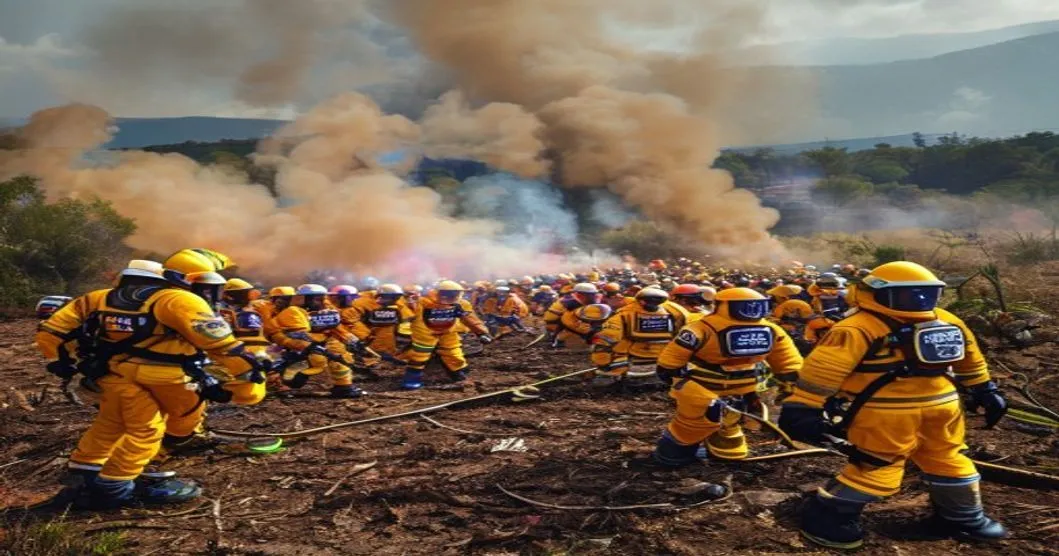 Portugal : plus de 700 pompiers et secouristes européens s'entraînent face au risque d'incendies