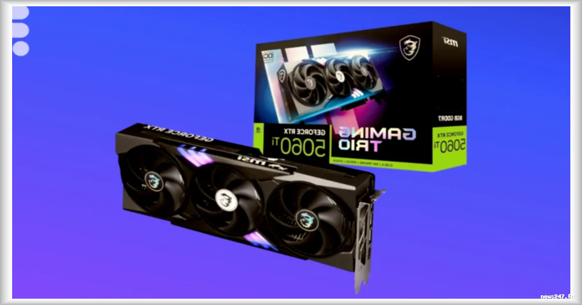 Promotion limitée : la carte graphique MSI GeForce RTX 5060 Ti 8G à 429,90 € chez Amazon avec bonus Steam