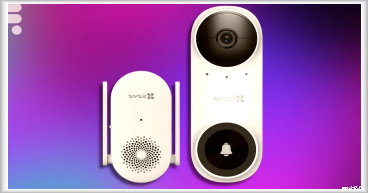 Promotion sur la sonnette connectée Ezviz CP3 : 54,99 € au lieu de 74,99 € sur Amazon
