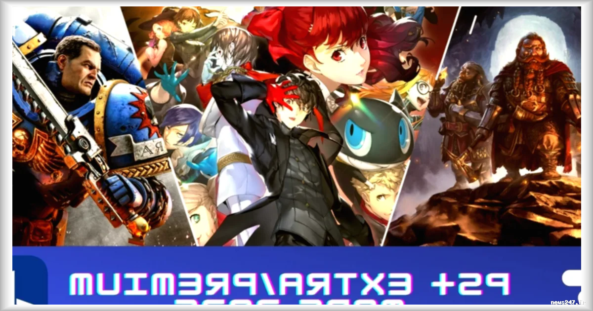 PS Plus Extra et Premium : les jeux offerts en mars 2026