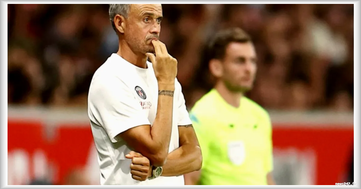 PSG à Lille : Luis Enrique admet que son équipe n’est pas encore à son meilleur niveau après un nul en fin de match