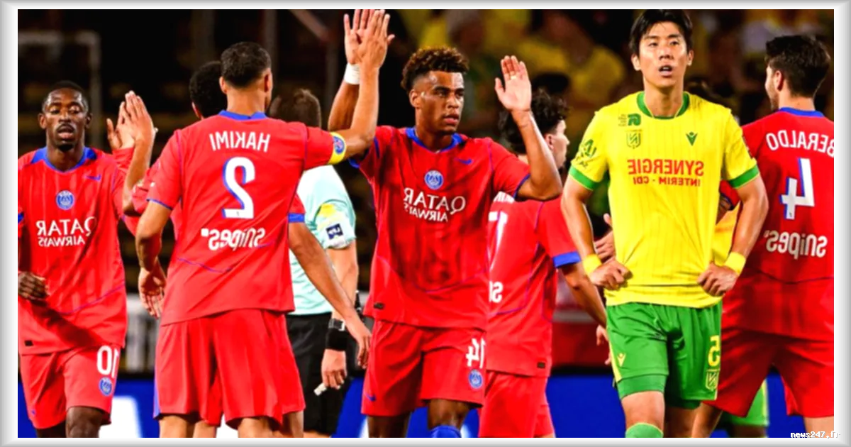 PSG et FC Nantes s'entendent pour reporter le match contre Chelsea en Ligue 1