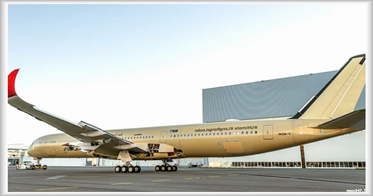 Qantas prepare son avion A350-1000ULR a Toulouse pour un vol record Sydney-Londres-New York