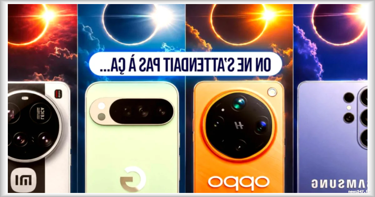 Quel smartphone prend la meilleure photo de l'éclipse : Samsung, Oppo, Xiaomi ou Google ?