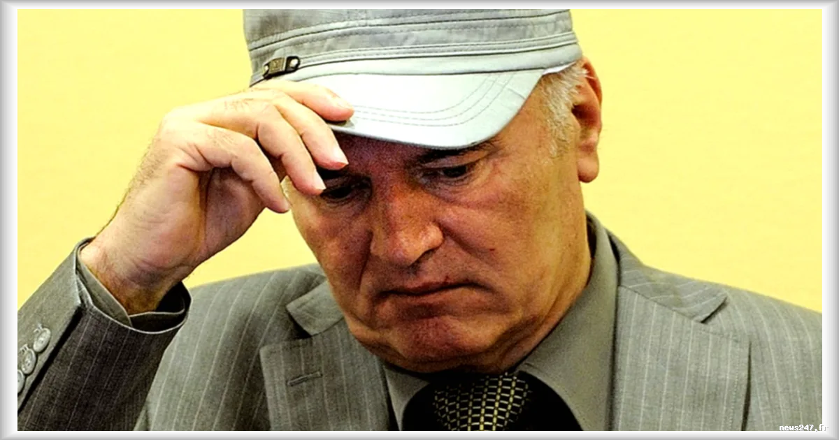 Ratko Mladić, criminel de guerre condamné, meurt à 84 ans en prison à La Haye