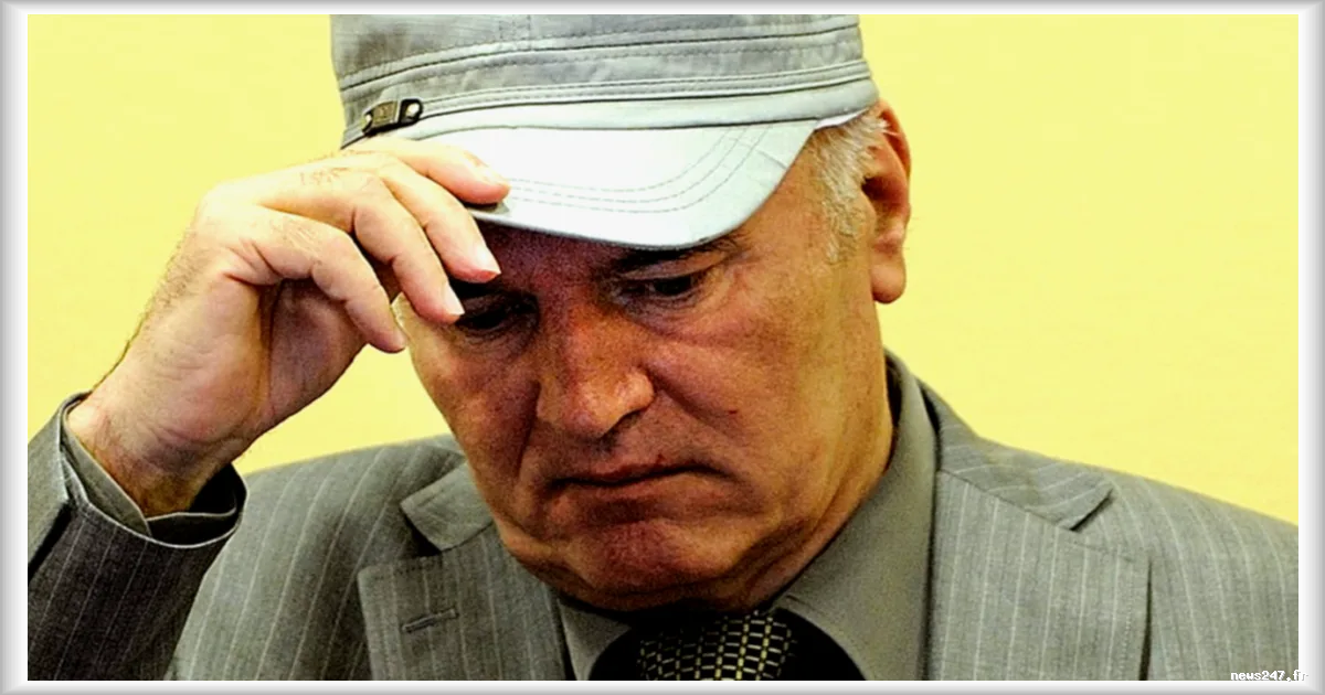 Ratko Mladić, criminel de guerre condamné, meurt à 84 ans en prison à La Haye