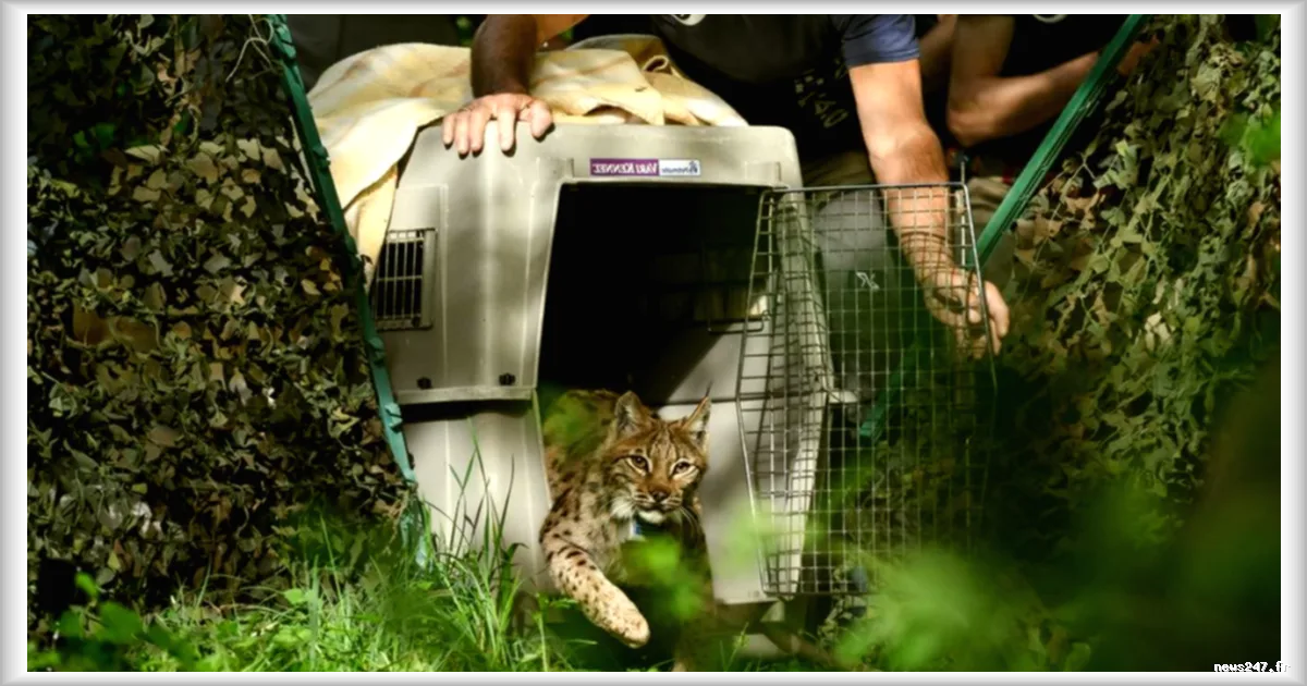 Ravi, un jeune lynx boréal relâché dans le Jura : un espoir pour une espèce menacée