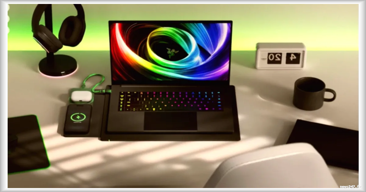 Razer lance une nouvelle housse d'ordinateur avec charge sans fil pour iPhone et Pixel