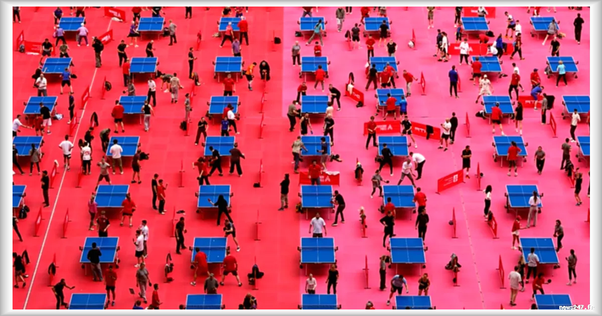 Record mondial en vue : 7 000 joueurs s'affrontent lors d'un festival géant de tennis de table à Moscou