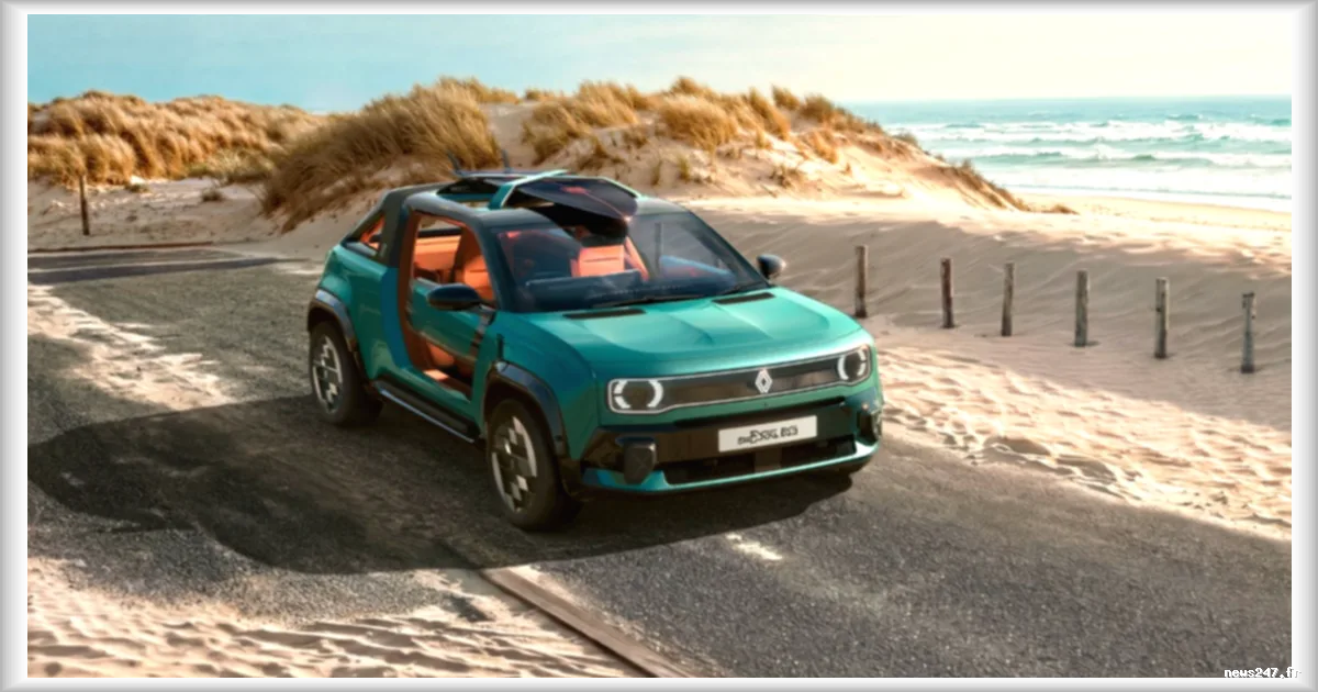 Renault déploie la R4 JP4x4, un concept électrique rétro et baroudeur à l'approche de Roland-Garros 2026