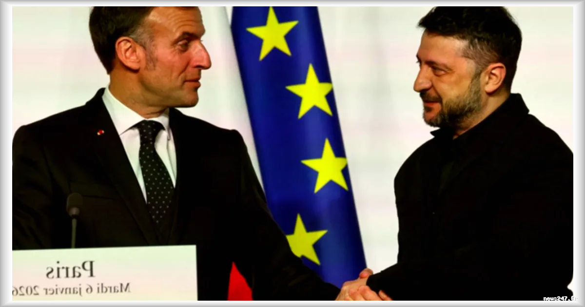 Rencontre entre Emmanuel Macron et Volodymyr Zelensky à Paris pour discuter de la situation en Ukraine