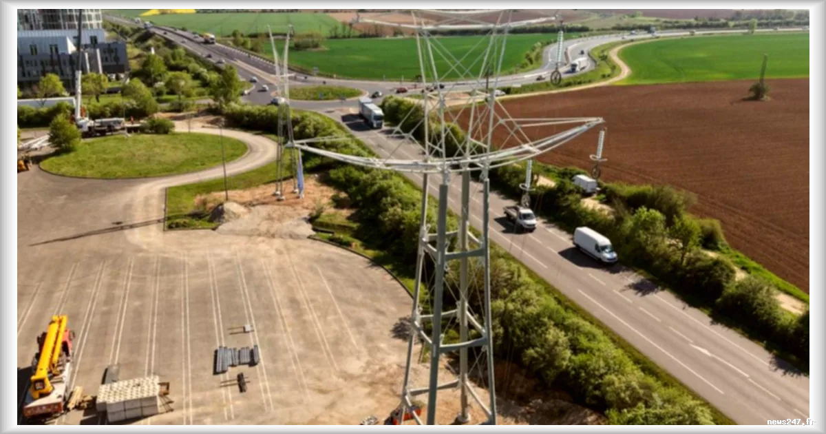 Réseau électrique français : RTE lance un chantier de 24 milliards d’euros pour moderniser 85 000 pylônes d’ici 2040