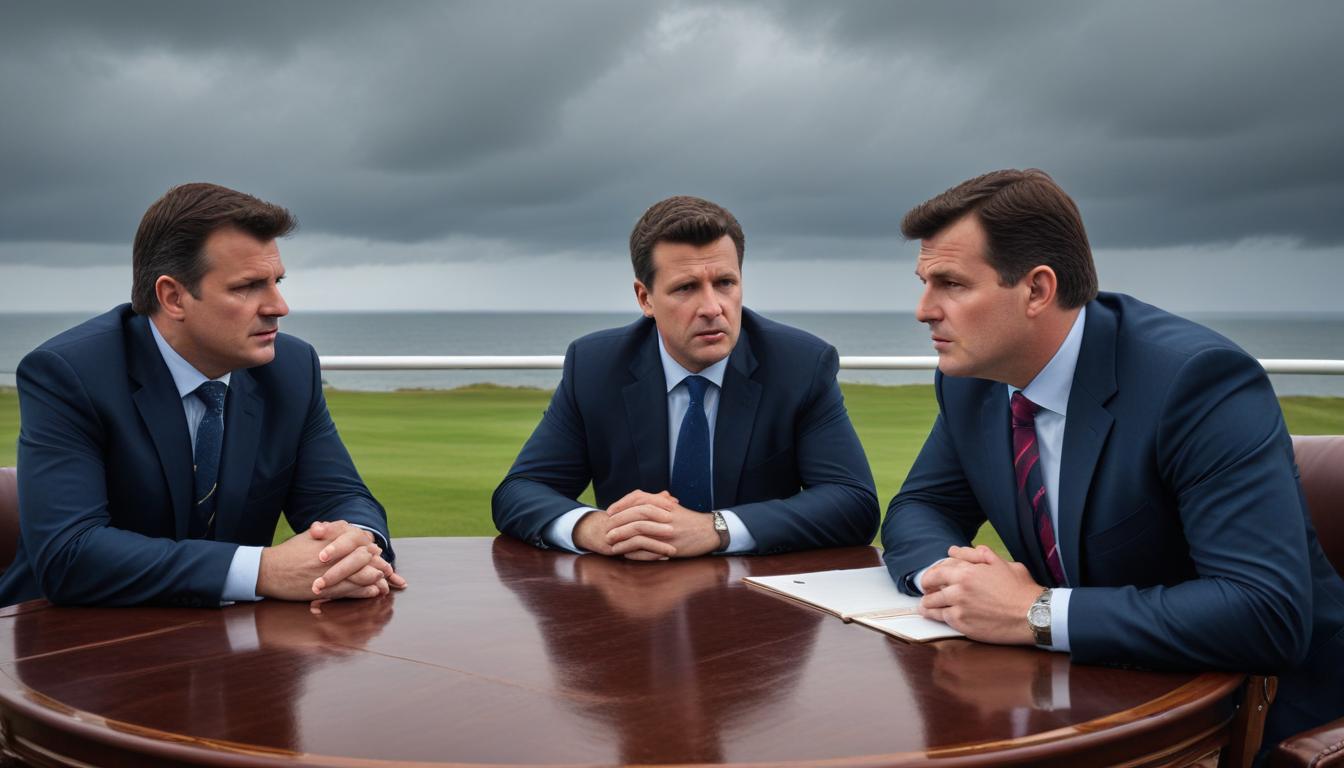 Réunion des dirigeants européens et américains dans un contexte tendu : négociations autour de l'accord de Turnberry