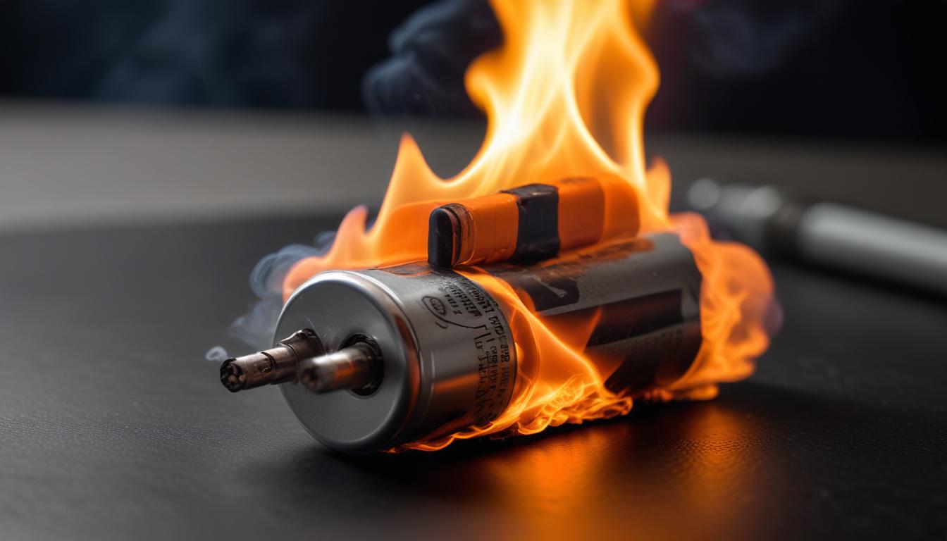 Risques d'incendie : France Assureurs alerte sur les batteries au lithium