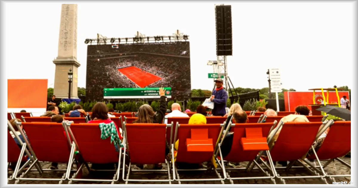 Roland-Garros 2026 : reconduction de la fan-zone sur la place de la Concorde à Paris