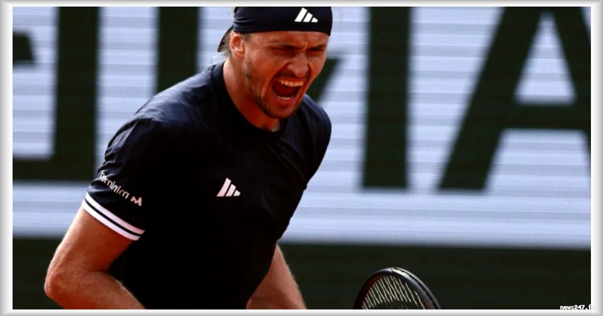 Roland-Garros : Alexander Zverev se qualifie pour la finale en battant Jakub Mensik en quatre sets