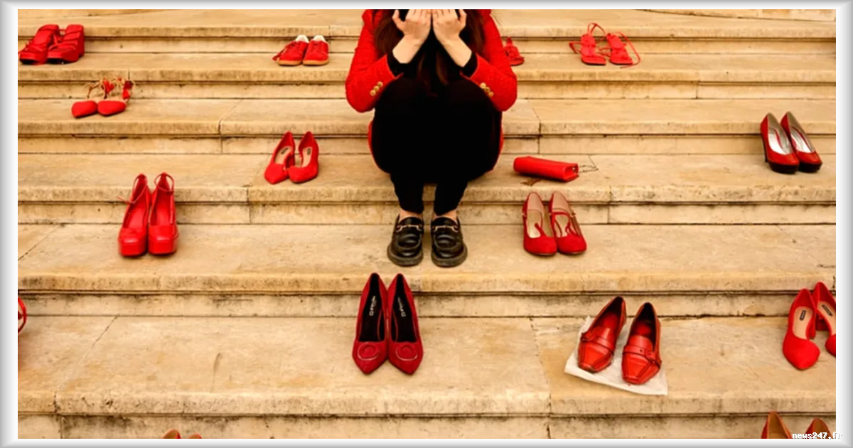 Roumanie : Des chaussures rouges en hommage aux victimes de féminicides et adoption d'une loi renforcée