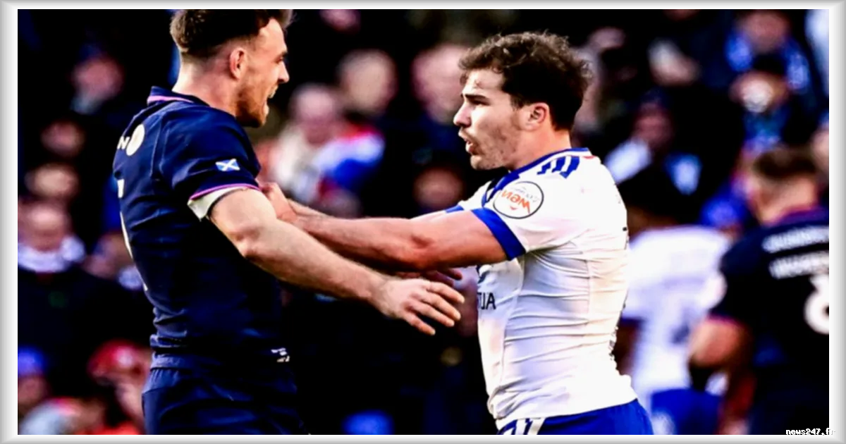 Rugby : Ben White d'Écosse apaise les tensions avec Antoine Dupont après leur affrontement lors du Tournoi des Six Nations