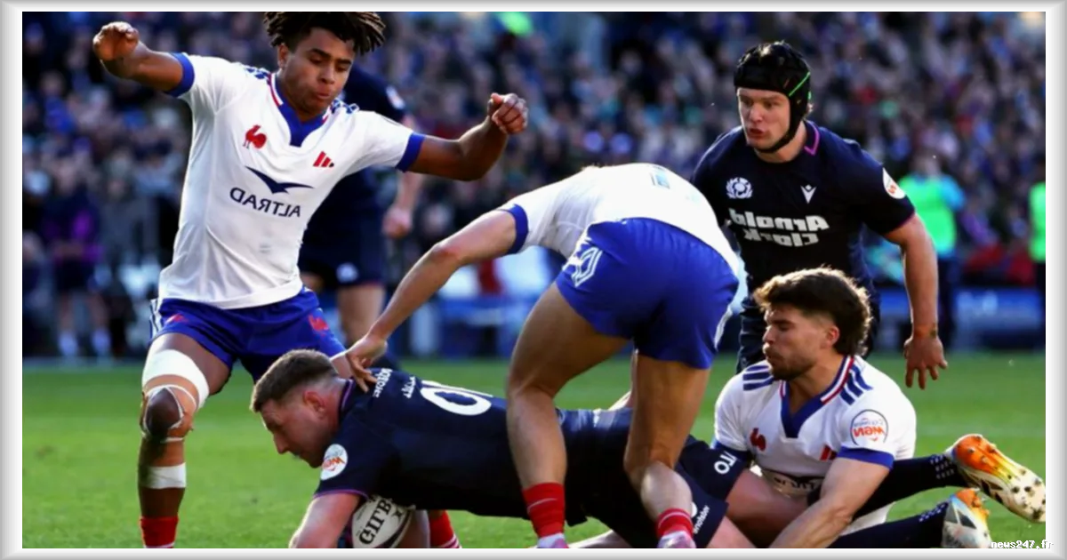 Rugby - Écosse-France : défaite historique pour le XV de France à Murrayfield