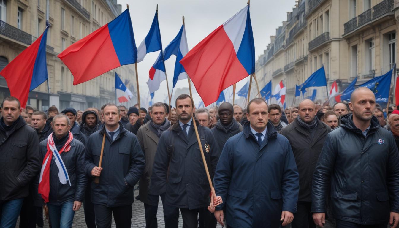 Saint-Denis : manifestation annoncee par les petainistes du Parti de la France