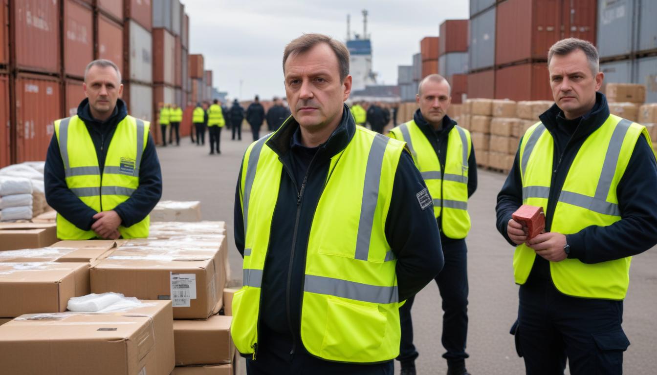 Saisie record de 13 tonnes de cocaïne au port de Dunkerque par les douanes