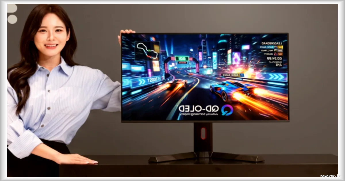 Samsung annonce une nouvelle dalle QD-OLED 4K et 360 Hz pour les gamers