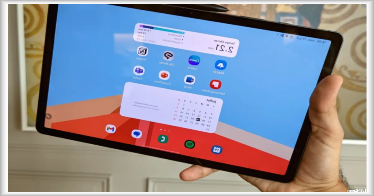 Samsung Galaxy Tab S9 en promotion à moins de 450 € chez Boulanger : une offre à saisir pour une tablette haut de gamme