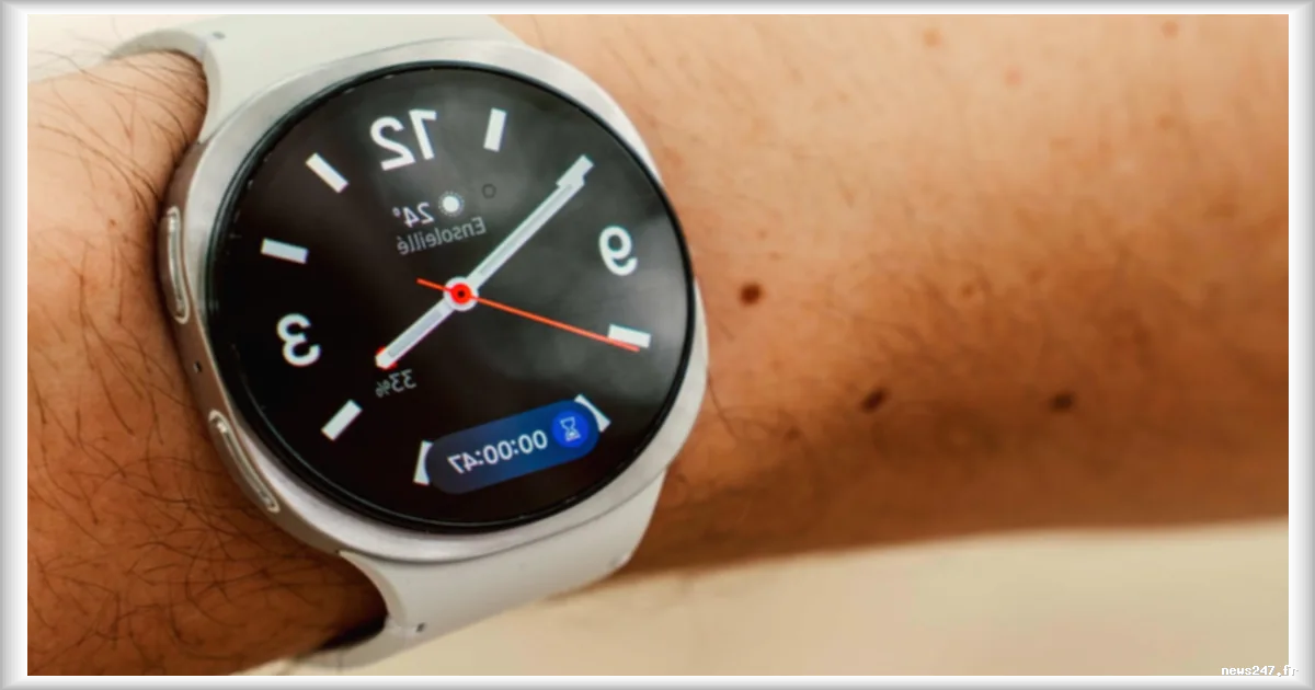 Samsung Galaxy Watch 8 : une baisse de prix de 150 € pour une montre fine et precise