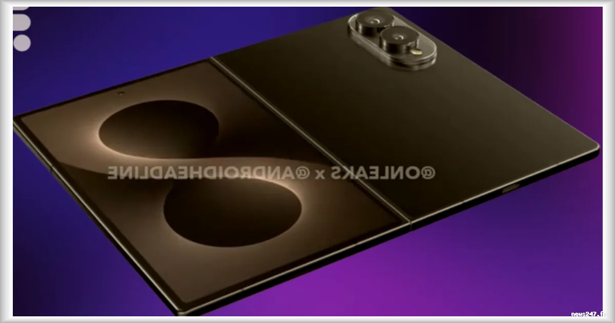 Samsung Galaxy Z Fold 8 Wide : toutes les informations sur le nouveau smartphone pliable au format carré