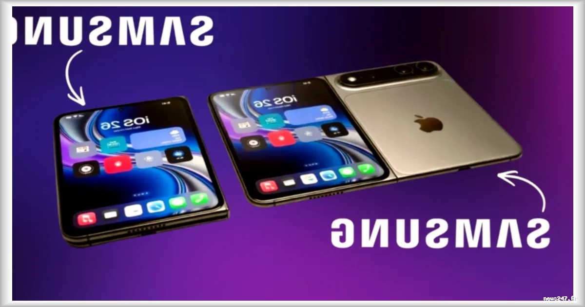 Samsung joue un rôle clé dans la conception de l'iPhone Fold selon Frandroid