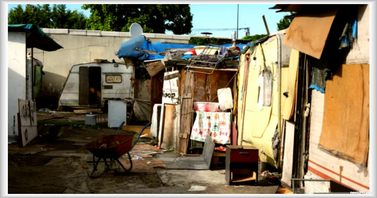 Seine-Saint-Denis : le bidonville de Stains, l’un des plus vastes de France, démantelé après deux décennies d’existence