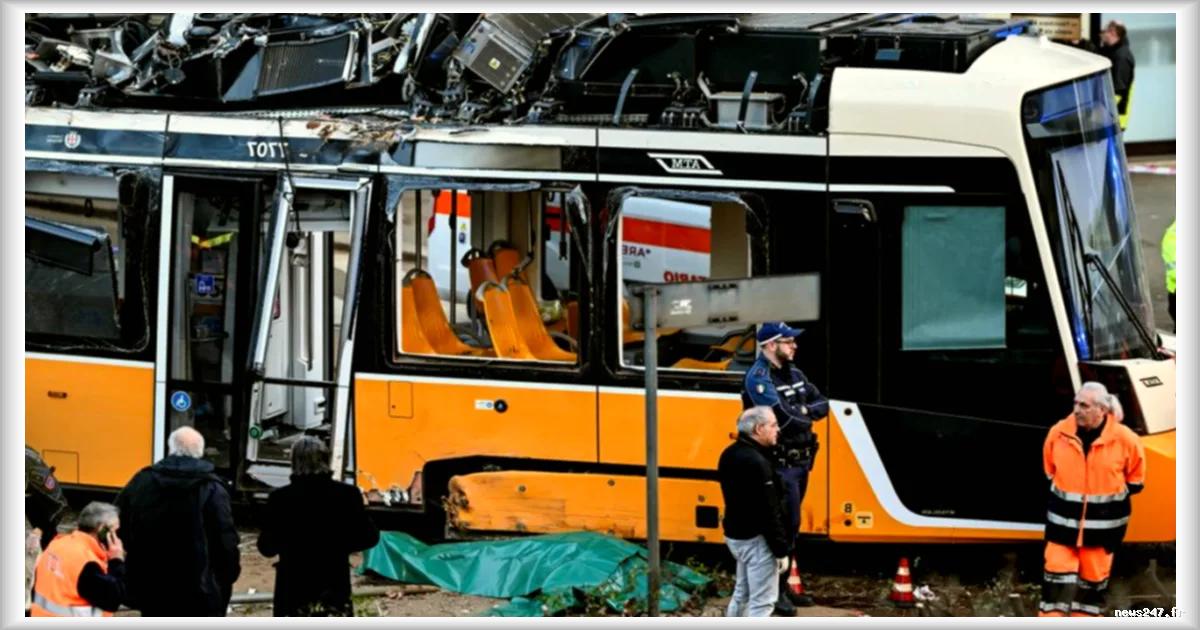 Serie d'accidents de tramways a Milan : quatre accidents et deux morts en treize jours