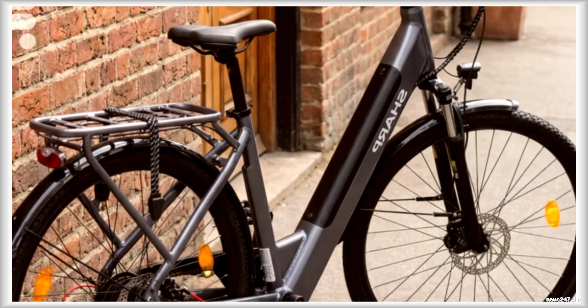 Sharp lance un vélo électrique urbain à 1 499 € avec une autonomie de 80 km