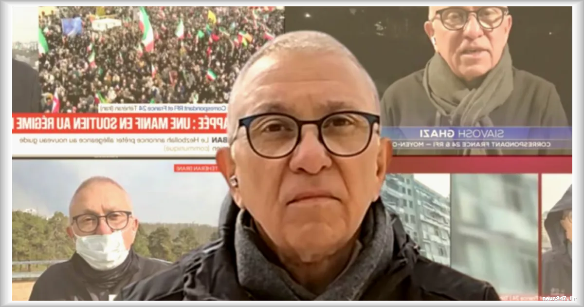 Siavosh Ghazi, le journaliste francophone effectuant jusqu'à 80 directs par jour depuis Téhéran