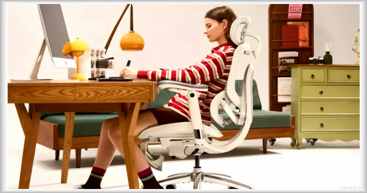 Sihoo devoile sa nouvelle chaise ergonomique Doro C300 Pro V2 s'adaptant parfaitement au corps