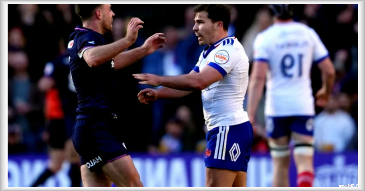Six Nations : Antoine Dupont revient sur son clash avec l'Écossais Ben White