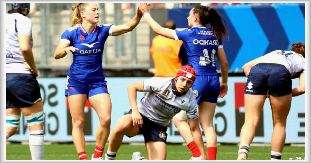 Six Nations féminin : la France s'impose face à l'Italie sous la direction de François Ratier
