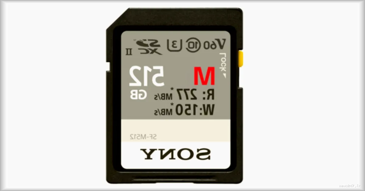 Sony suspend sa production de cartes mémoire en raison de la pénurie de SSD