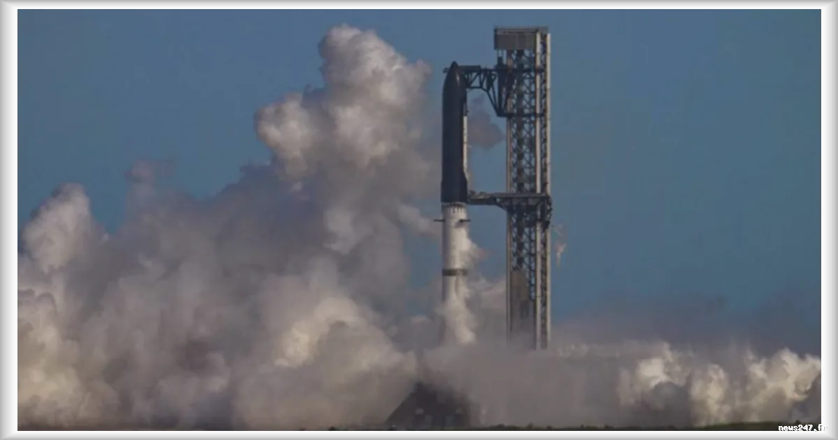 SpaceX annule un vol d'essai de sa fusée Starship au dernier moment