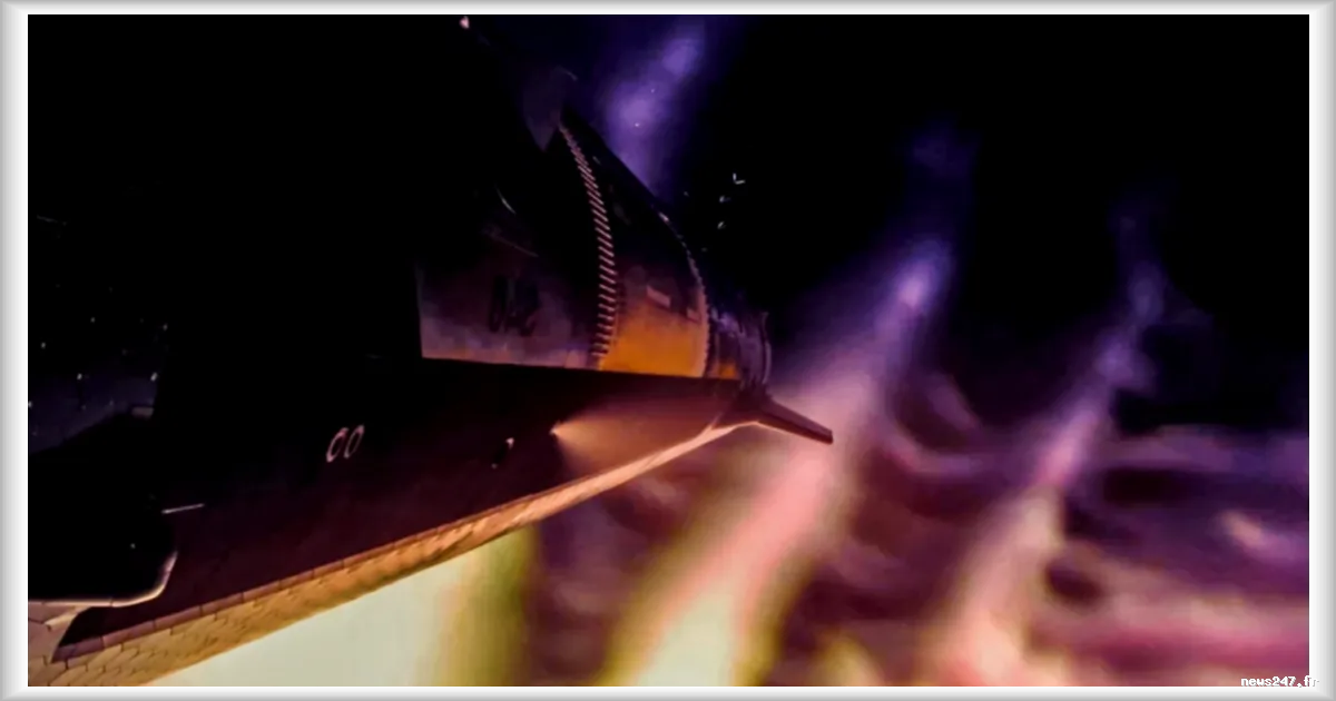SpaceX publie des images spectaculaires du Starship : une démonstration de physique réelle
