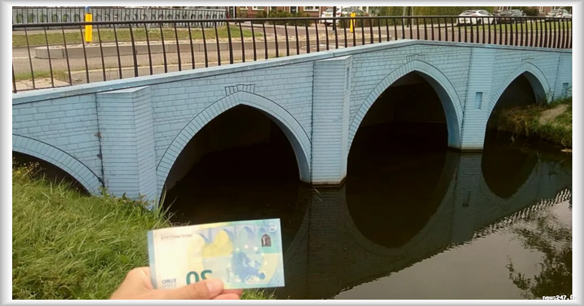 Spijkenisse, aux Pays-Bas, abrite les sept ponts mythiques des billets en euros