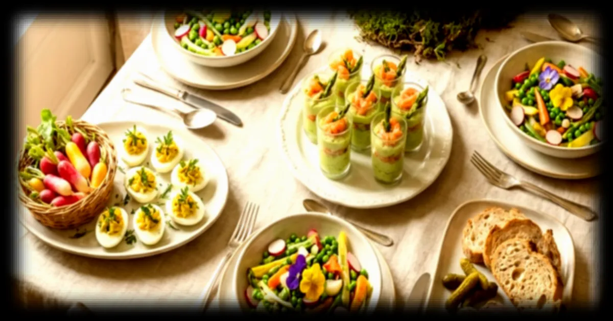 11 recettes d’entrées froides faciles et gourmandes pour votre repas de Pâques