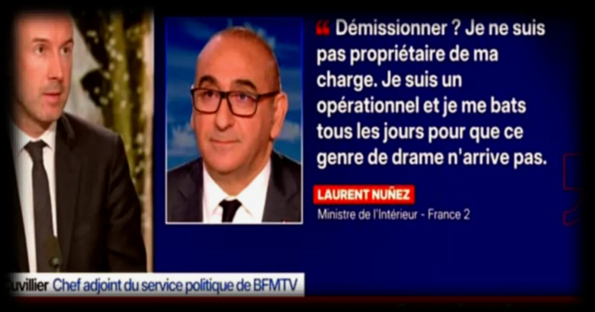 Affaire Lyhanna : Laurent Nuñez défend son action et dénonce les limites du système judiciaire