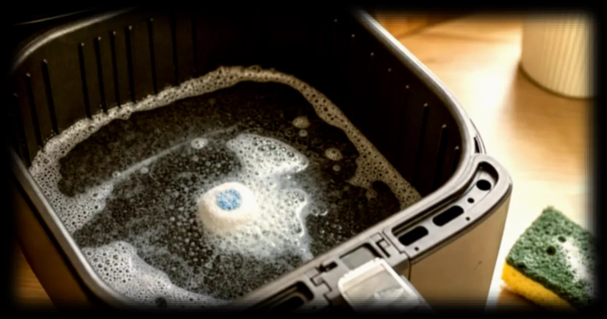 Airfryer : la pastille de lave-vaisselle, une astuce méconnue pour un nettoyage express des cuves