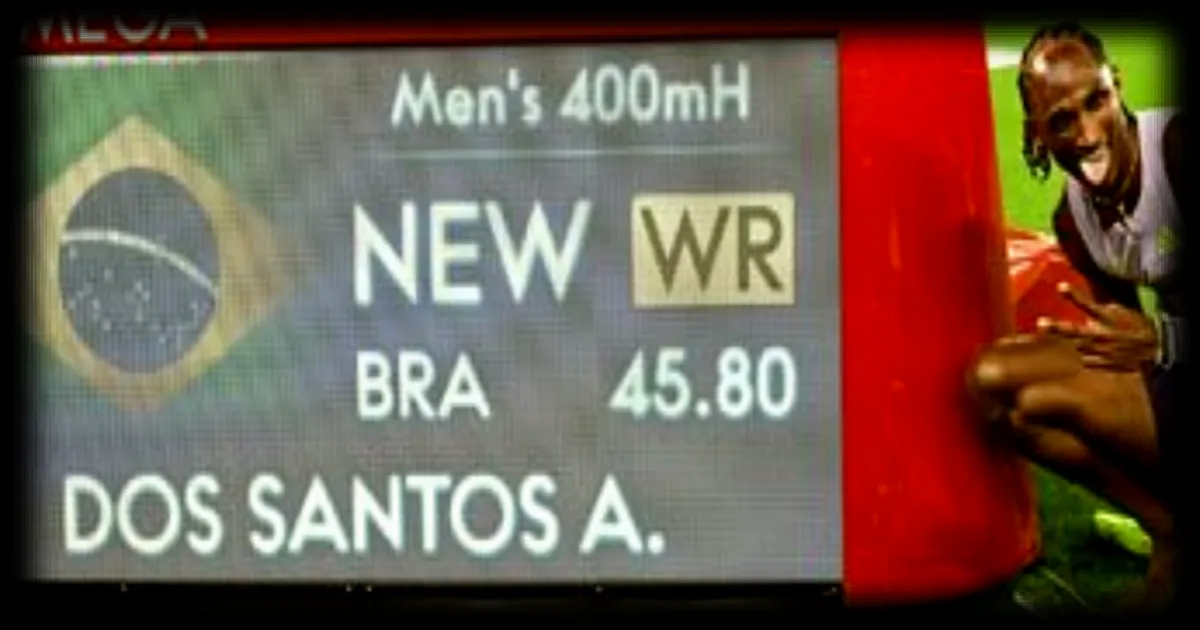 Alison dos Santos pulvérise le record du monde du 400 m haies à Zurich