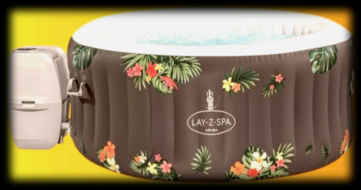 Amazon réduit de 27 % le prix du spa gonflable Bestway Lay-Z-Spa Aruba, idéal pour les beaux jours