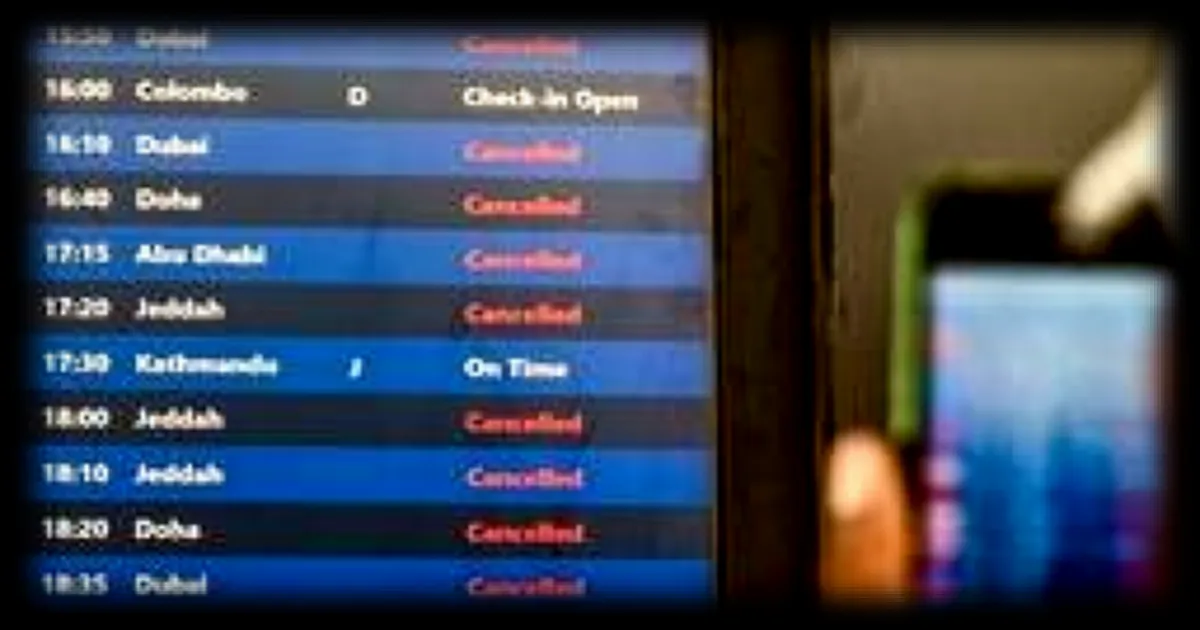 Annulations de vols en série due à la guerre en Iran : les voyageurs bloqués