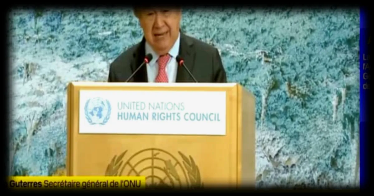 António Guterres alerte sur les dysfonctionnements de la gouvernance mondiale et la détérioration des droits humains