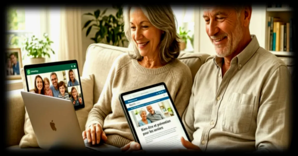 Après 50 ans, une utilisation maîtrisée d’Internet peut booster santé et bien-être, selon une étude
