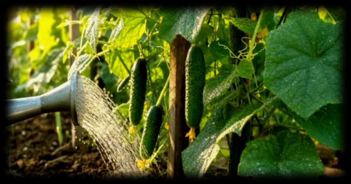Arrosage des concombres : l’horaire idéal pour booster sa récolte au potager
